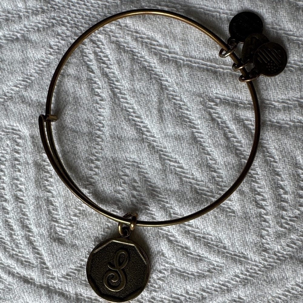 Gold Charm Bangle Set - Picture 2 of 6